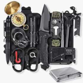 Outdoor Emergency Camping Hiking Survival Gear Tools Kit