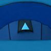 Camping Tent 4 Persons Navy Blue/Light Blue